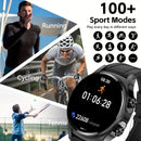 DAORKOW New 2 IN 1 Smart Watch TWS Earphone NFC Heart Rate Blood Oxygen Fitness Tracker Sport Watch Wireless Call Smartwatch Men