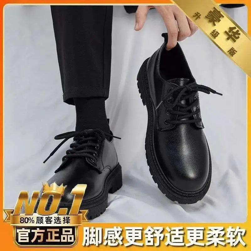 Sapatos Business Masculinos Couro - Estilo Casual Elegante Sola Borracha