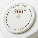 Organizador de Secretária Rotativo 360° - 9 Compartimentos para Material Escolar e Escritório