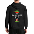 Hoodie Natal Big Brother Elf Família - Sweatshirt Divertida Matching Family