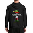 Hoodie Natal Big Brother Elf Família - Sweatshirt Divertida Matching Family