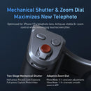 TELESIN Grip Magnético para iPhone 17 Pro/Max - Controlo Bluetooth Remoto Câmara Vlog Selfie