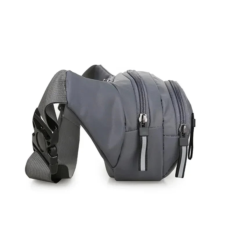 Pochete Desporto Ultra Fina Invisível - Bolsa Cintura Anti-Roubo para Corrida e Exterior