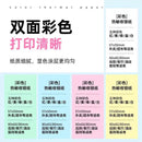 Pack 10 Rolos Térmicos Coloridos 80x80mm - Papel para Caixa Registadora e Impressora POS