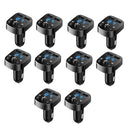 Transmissor FM Bluetooth 5.0 para Carro - MP3 Player Dual USB Carregador Rápido