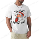 T-Shirt Natal Sarcástica Retro - Pai Natal Divertido Homem Mulher Festa