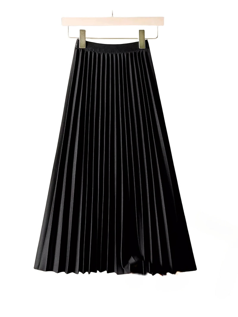 Saia Plissada Elegante Fashion - Vintage Gótica Casual Harajuku Streetwear