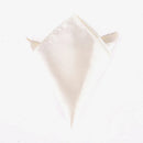 Lenços de Bolso Masculinos Luxo - Cores Sólidas Branco Preto Vermelho Poliéster 22x22cm