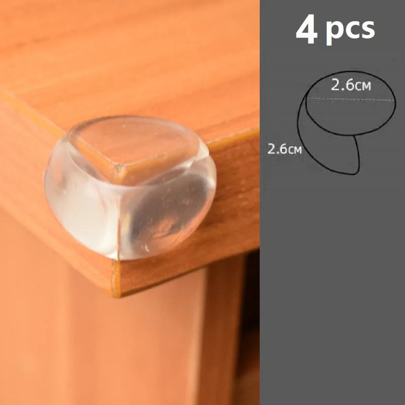 Protetores de Cantos Mesa Silicone 4/10 Peças - Segurança Bebé Crianças Anti-Colisão