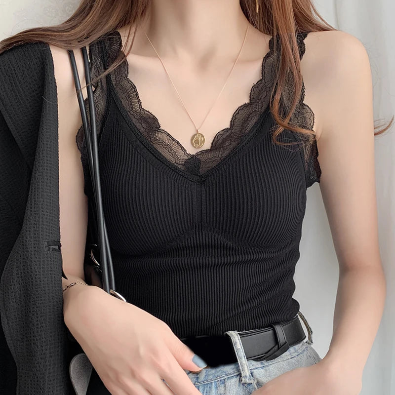 Camisola Interior Térmica Feminina - Roupa Inverno Quente Renda