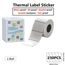 Etiquetas Térmicas Transparentes Phomemo M110 - 40x30mm Coloridas para Impressora M110/M220/M221/M120/M200