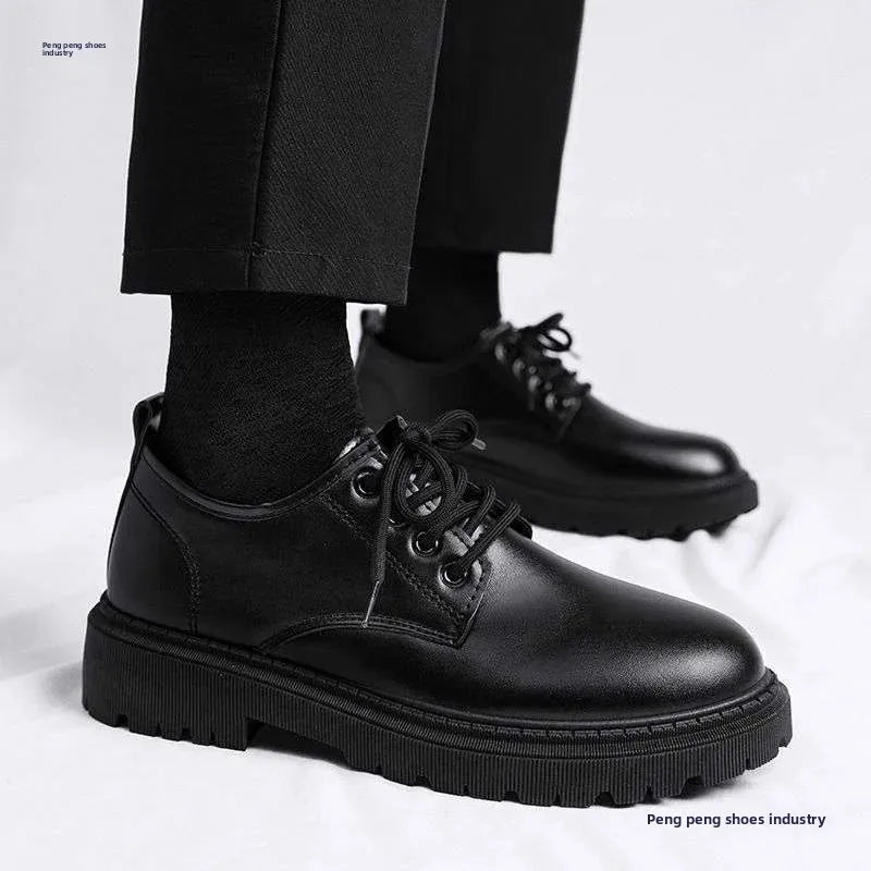 Sapatos Business Masculinos Couro - Estilo Casual Elegante Sola Borracha