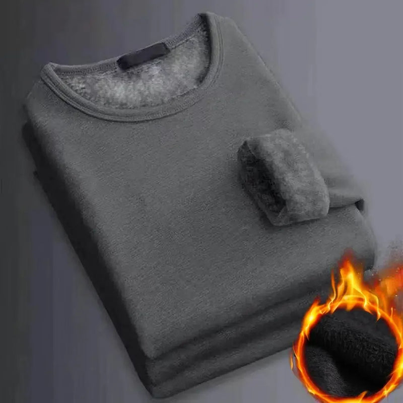 Camisola Térmica Masculina Manga Comprida - Fleece Inverno Acolchoada