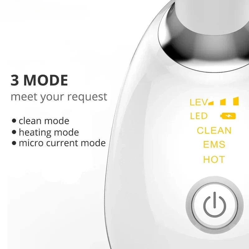 Dispositivo de Beleza EMS 7 Cores LED - Lifting Facial e Pescoço Anti-Rugas