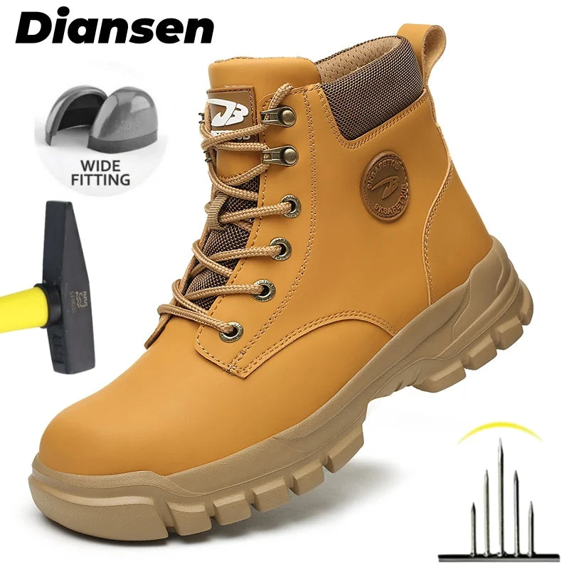 Sapatos Segurança Biqueira Aço - Ténis Trabalho Leves Indestrutíveis