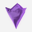 Lenços de Bolso Masculinos Luxo - Cores Sólidas Branco Preto Vermelho Poliéster 22x22cm