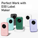 Etiquetas Térmicas D30 Multi-Tamanhos Impermeáveis - Adesivos para Organização Cozinha Escritório Cabos D30 Q30