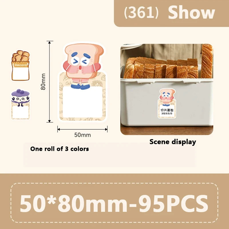 Rolo de Etiquetas Térmicas Adesivas Niimbot 2 Polegadas - Papel Colorido Impermeável para Impressora B1 B21