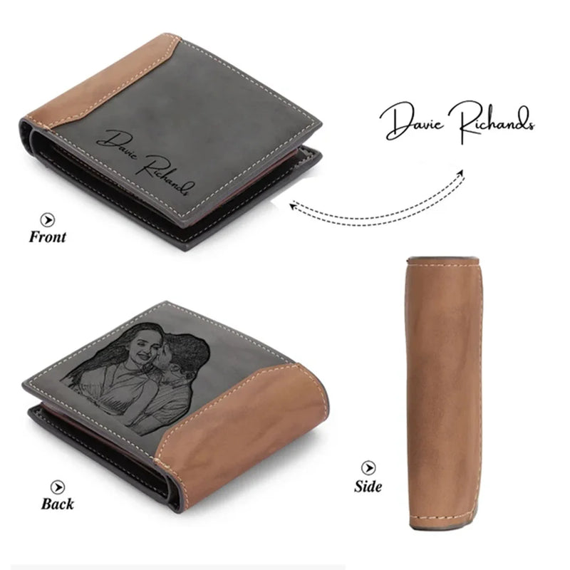 Carteira Masculina Personalizada com Foto - Presente Único