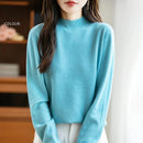 Camisola Malha Feminina Outono Inverno - Gola Redonda Casual Fashion