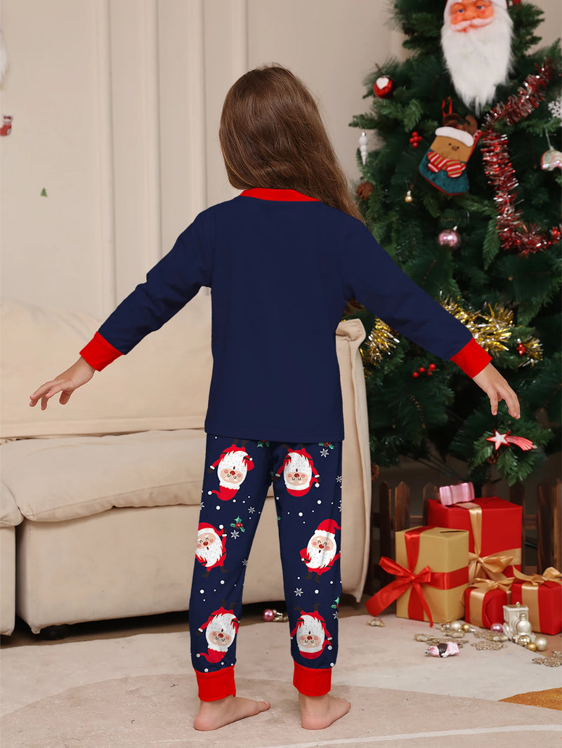 Pijama Natal Família Aconchegante - Merry Christmas Pai Natal Decoração Casa
