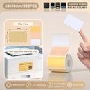 Papel Térmico Niimbot B21/B203/B3S - Etiquetas Autoadesivas Impermeáveis Resistentes a Óleo e Rasgos