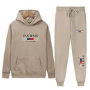 Fato de Treino com Capuz 2 Peças - Sweatshirt e Calças Desportivas Unissexo