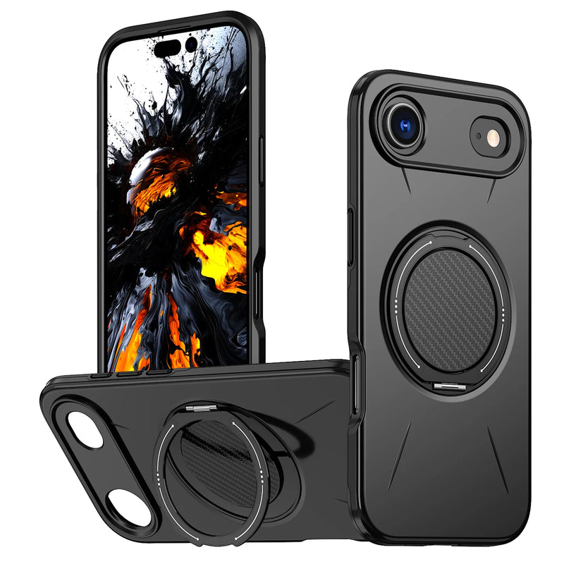 Capa Anti-Choque iPhone 17/16/15/14/13/12 Pro Max - Proteção Premium TPU+PC