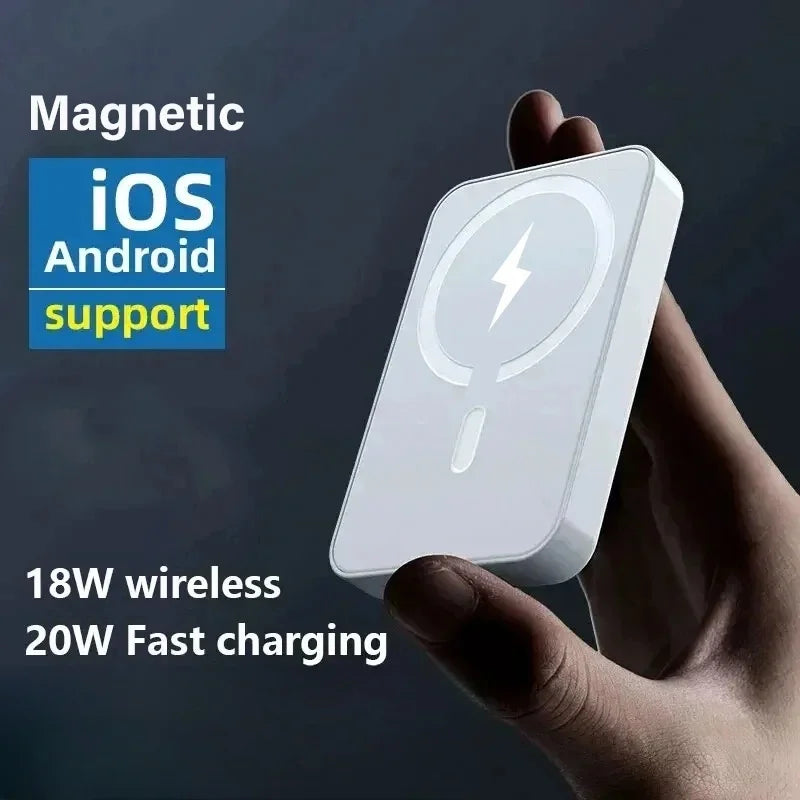 Power Bank Magsafe 10000mAh - Carregador Magnético Sem Fios iPhone