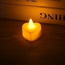 Velas LED Formato Coração Sem Chama - Decoração Romântica Casamento e Festas