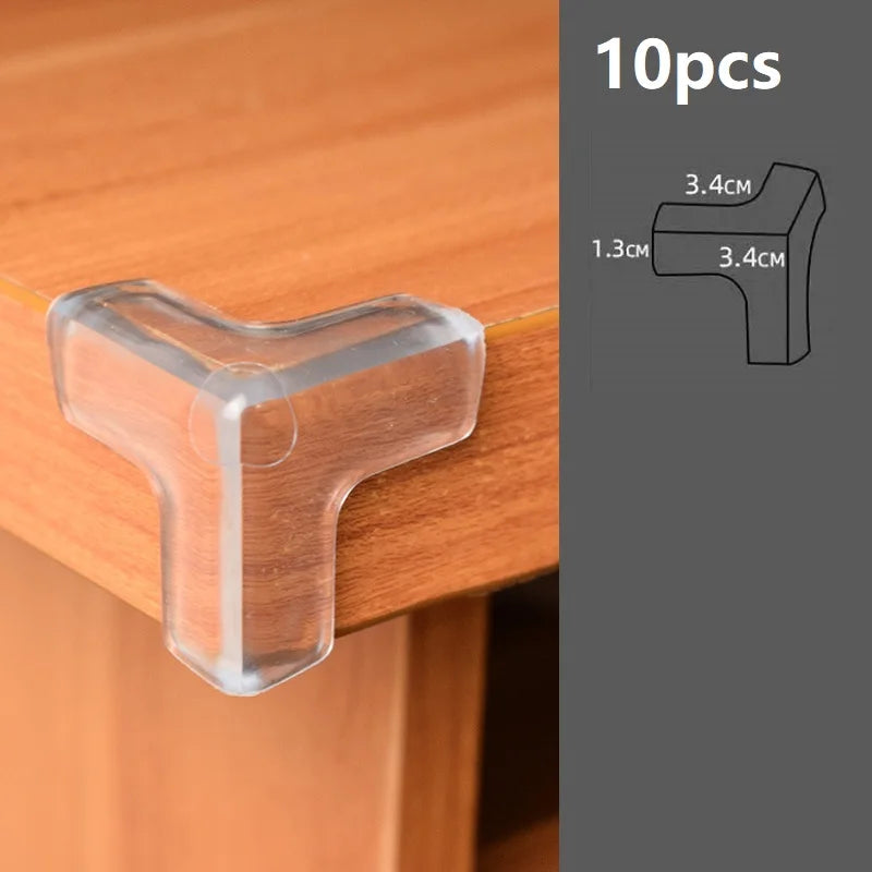 Protetores de Cantos Mesa Silicone 4/10 Peças - Segurança Bebé Crianças Anti-Colisão