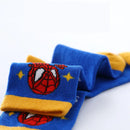 5 Pairs Anime Cosplay Socks Marvel Heros Spiderman Children Socks Cartoon Baby Cotton Socks for Boys 1-12 Years Birthday Gifts