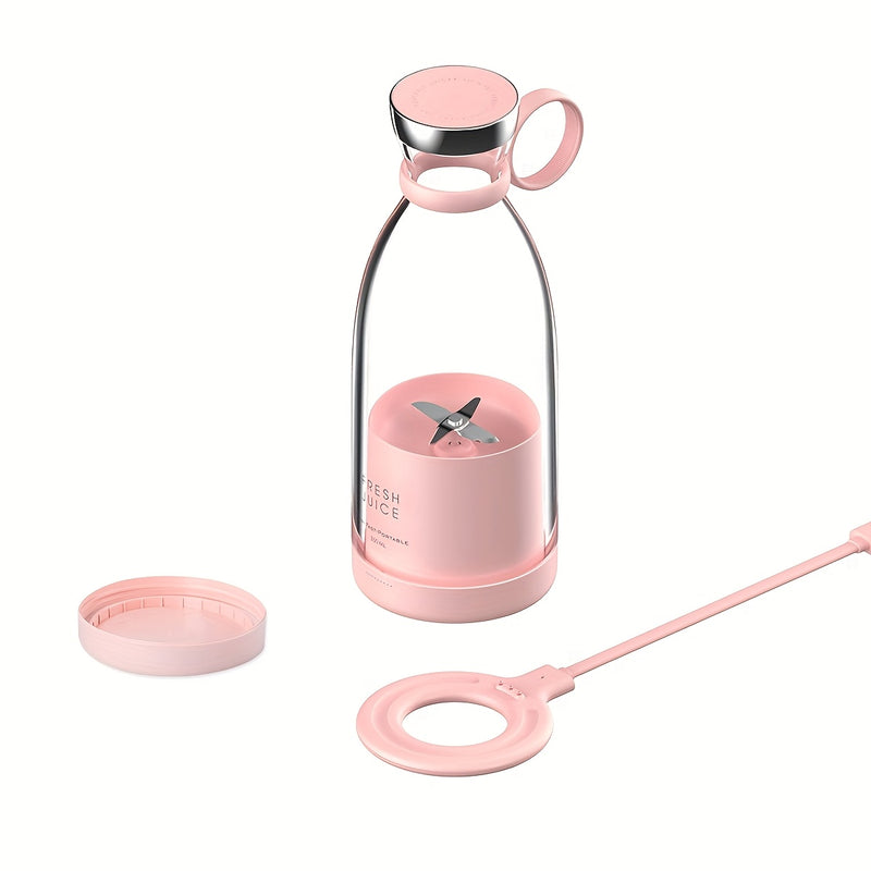 Liquidificador Portátil Elétrico 350ml - Mini Sem Fios Frutas Batidos USB Recarregável