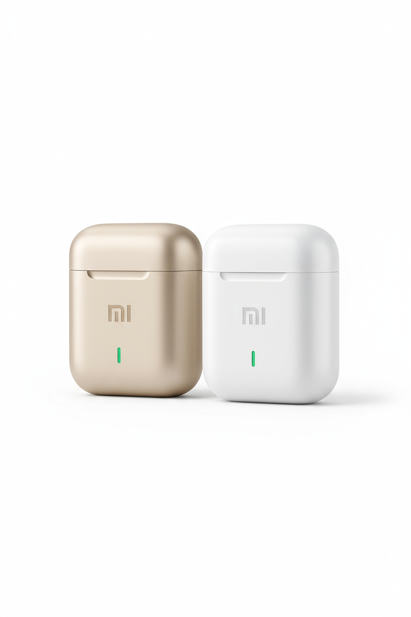 Estojos de auriculares wireless - fundo branco