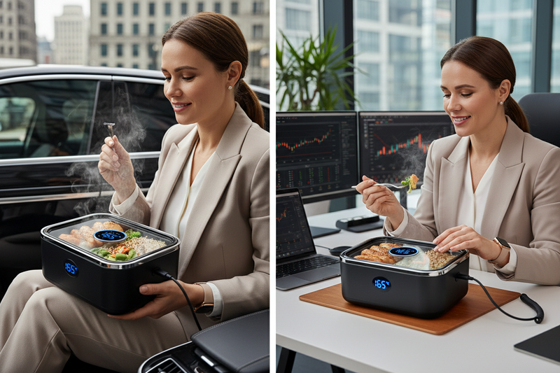 Lancheira em Uso Profissional